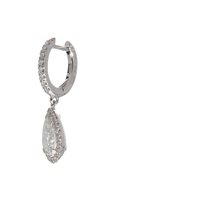 Vicenza - Piazzetta Palladio 2 - Boucles d'oreilles Crivelli Femme DIAMANTI in Or blanc Diamante 1.43 Ct 372-3647-MOD - 372-3647-MOD
